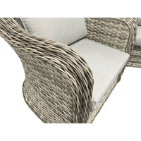 Thumbnail for Beige Rattan Garden 3 Seater Sofa Set with Coffee Table - Home On Trend Interiors