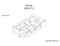 Thumbnail for Grey Rattan Outdoor Garden Corner Sofa Set with Coffee Table - Home On Trend Interiors